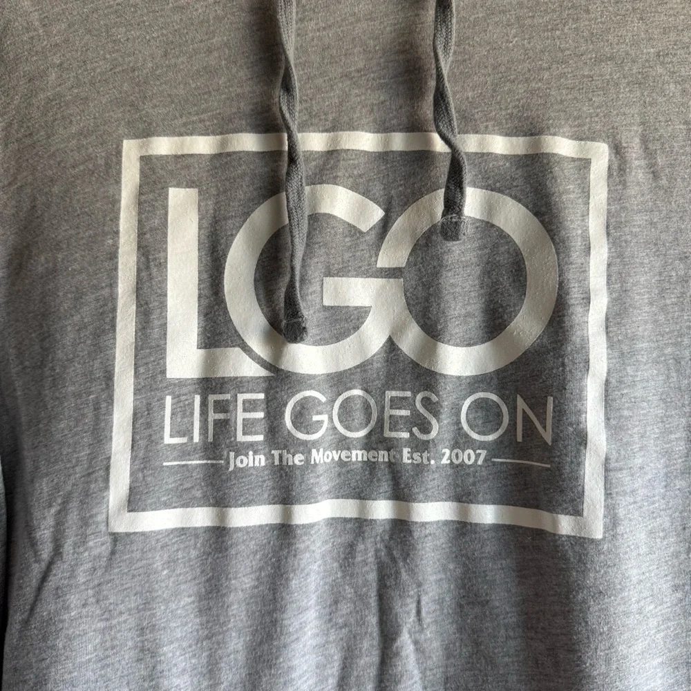LGO Life Goes On Hoodie Pullover - Picture 3 of 4